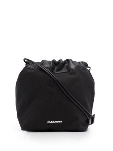 Jil Sander sac porté épaule à lien de resserrage - Noir