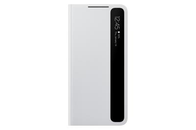 SamsungClear View cover voor Galaxy S21 Plus Telefoonhoesje Grijs