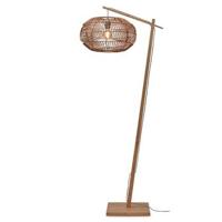 GOOD&MOJO Vloerlamp Madeira - Bamboe|Rotan - 74x48x176cm