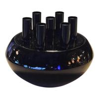 Mansion Atmosphere Bloemenbuisvaas scarlett zwart ø21xh17cm