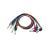DAP FL14 gekleurde patchkabels 90 cm haakse plug (6 stuks)