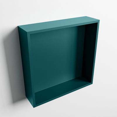 MONDIAZ EASY Nis 29,5x29,5cm in solid surface kleur Smag | Smag. 1 vak geschikt voor in- of opbouw