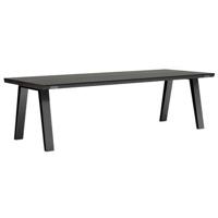 QLiv Side-to-Side tafel 260x100 Coal Black - thumbnail