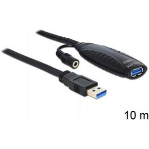 Delock 83415 Kabel USB 3.0 Verlengstuk, actief 10 m