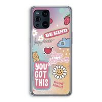 Positivity: Oppo Find X3 Transparant Hoesje