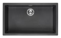 Reginox Amsterdam 72 black silvery spoelbak