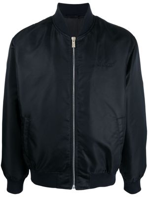 Versace veste bomber à imprimé graphique - Bleu