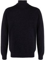 Zegna Oasi mélange-effect jumper - Bleu - thumbnail