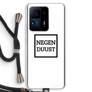 Negenduust vierkant: Xiaomi Mi Mix 4 Transparant Hoesje met koord