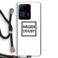 Negenduust vierkant: Xiaomi Mi Mix 4 Transparant Hoesje met koord