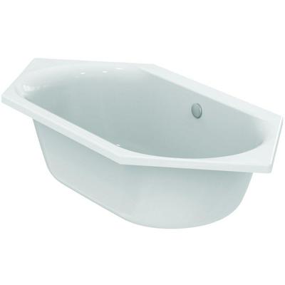 Ideal Standard Connect Air inbouwbad duo 190x90cm acryl zeshoekig wit zonder potenset E106901