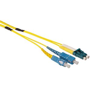 ACT RL5605 Glasvezel Patchkabel Duplex Ruggedized  - LC/SC 9/125µm OS2 - 50 meter