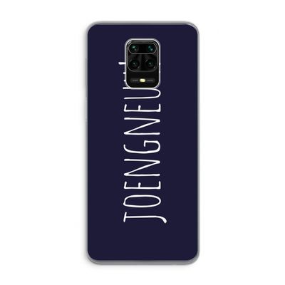 Joengneuh!: Xiaomi Redmi Note 9 Pro Transparant Hoesje