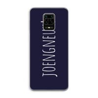 Joengneuh!: Xiaomi Redmi Note 9 Pro Transparant Hoesje
