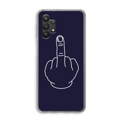 F**k U: Samsung Galaxy A32 5G Transparant Hoesje