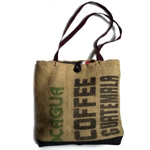 Tas gemaakt van Jute koffiezakken &apos;Guatemala&apos;