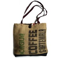 Tas gemaakt van Jute koffiezakken &apos;Guatemala&apos;