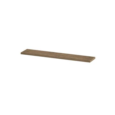 INK 35d wandplank - 180x35x3.5cm - voorzijde afgekant - tbv nis - MFC Naturel eiken 1258820
