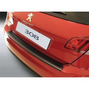 Bumper beschermer passend voor Peugeot 308 HB 5 deurs 2014- Zwart GRRBP720