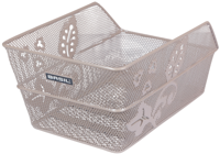 Basil Rear school basket cento flower nude metal.