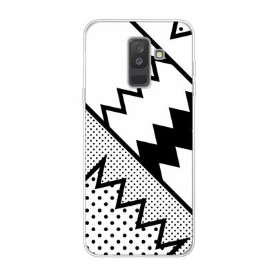 Pop Art #5: Samsung Galaxy A6 Plus (2018) Transparant Hoesje