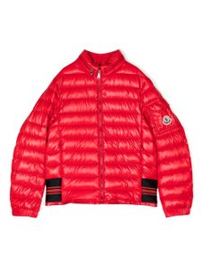 Moncler Enfant veste matelassée à capuche dissimulée - Rouge