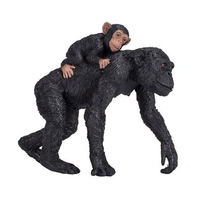 Mojo wildlife chimpansee met baby 387264