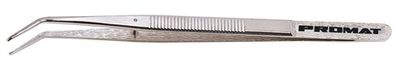 Promat/Tecwerk Collegepincet | totale lengte 155 mm | gebogen vernikkeld - 4000810468