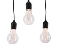 Partylight big bulb start buit 950 cm 20L zwart/klassiek warm - Ksd
