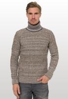 Rusty Neal - Coltrui Heren - Beige - Casual - Stijlvol Rusty Neal - Coltrui Heren - Beige - Casual - Stijlvol