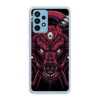 Hell Hound and Serpents: Samsung Galaxy A52 Transparant Hoesje Hell Hound and Serpents: Samsung Galaxy A52 Transparant Hoesje