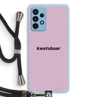 kwetsbaar: Samsung Galaxy A52 Transparant Hoesje met koord