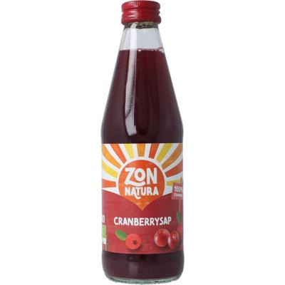 Zonnatura Cranberrysap puur bio