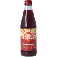 Zonnatura Cranberrysap puur bio