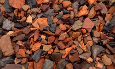 Rode Mijnsteen split Big Bag - 1500 kg