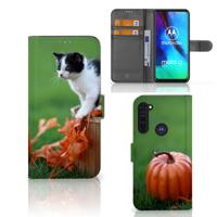 Motorola Moto G Pro | Telefoonhoesje | Met pasjeshouder | Kitten