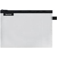 Reisetui Leitz WOW 170x6x240mm waterafstotend rits zwart transparant