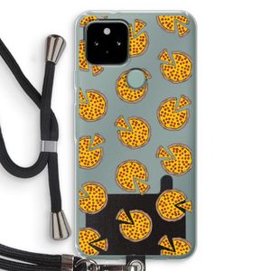 You Had Me At Pizza: Pixel 5 Transparant Hoesje met koord