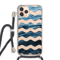 Oceaan: iPhone 11 Pro Max Transparant Hoesje met koord
