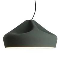 Marset Pleat Box hanglamp Ø47 donkergroen|wit