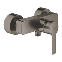 GROHE Lineare New douchekraan zonder omstel m. koppelingen HOH=15cm brushed hard graphite 33865AL1 - thumbnail