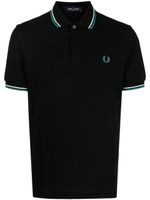 Fred Perry polo Twin Tipped en coton - Noir - thumbnail