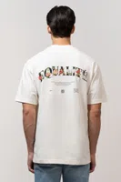 Equalité Flower Oversized T-Shirt Heren Wit - Maat XS - Kleur: Wit | Soccerfanshop