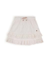 NoNo Meisjes rok embroidery - Niu - Pearled ivoor wit