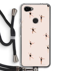 Dancing #1: Pixel 3a Transparant Hoesje met koord