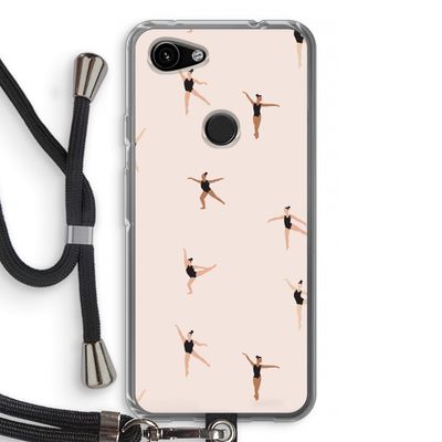 Dancing #1: Pixel 3a Transparant Hoesje met koord