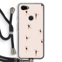 Dancing #1: Pixel 3a Transparant Hoesje met koord Dancing #1: Pixel 3a Transparant Hoesje met koord