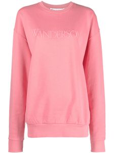 JW Anderson sweat en coton à logo brodé - Rose