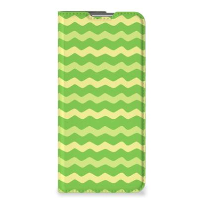 OPPO Find X5 Pro | Hoesje met Magneet | Waves Green OPPO Find X5 Pro | Hoesje met Magneet | Waves Green