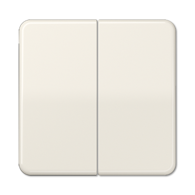 Jung CD500 drukknop voor serieschakelaar en impulsdrukkers creme CD595